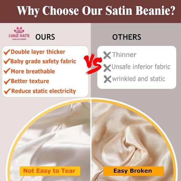 🆕 Women Black Winter Beanie Hats Unisex Cotton Knitted Cuffed Slouchy Skull Cap - Picture 3 of 8